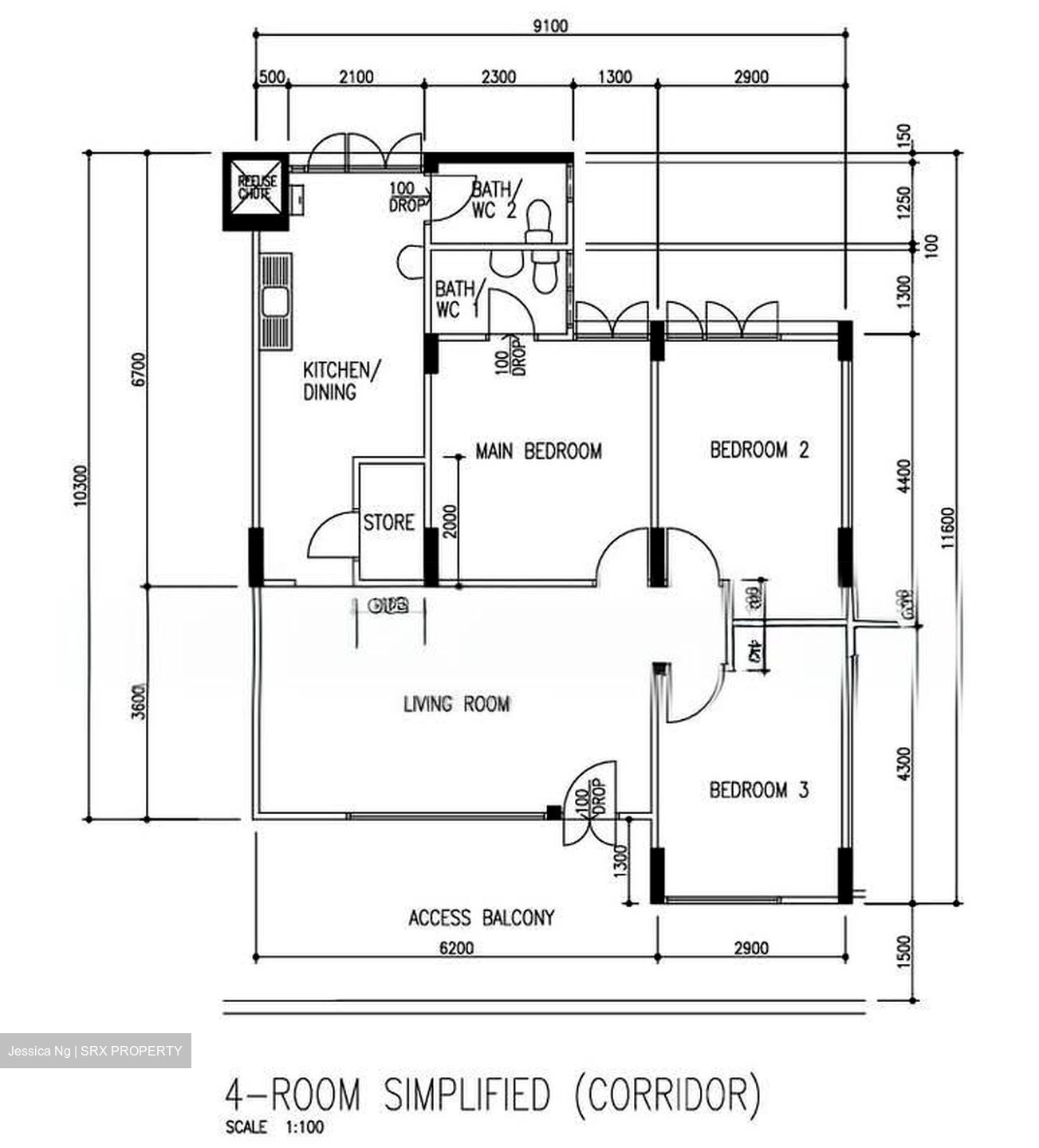 Blk 332 Serangoon Avenue 3 (Serangoon), HDB 4 Rooms #566500331